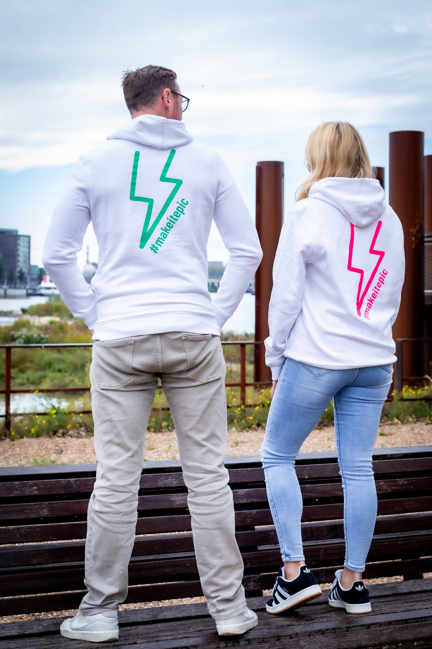 Epic hoodie bolt mint