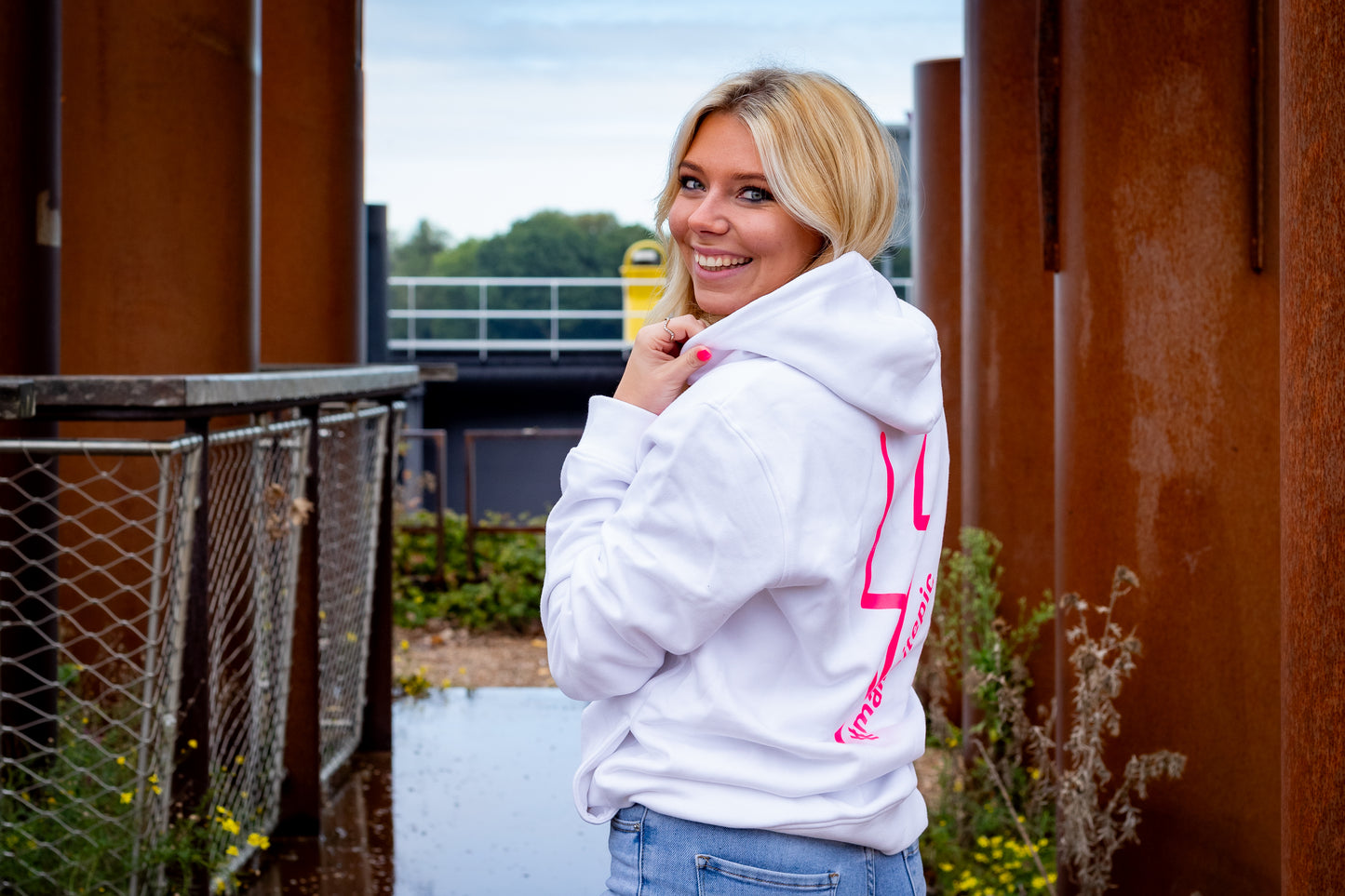 Epic hoodie bolt pink