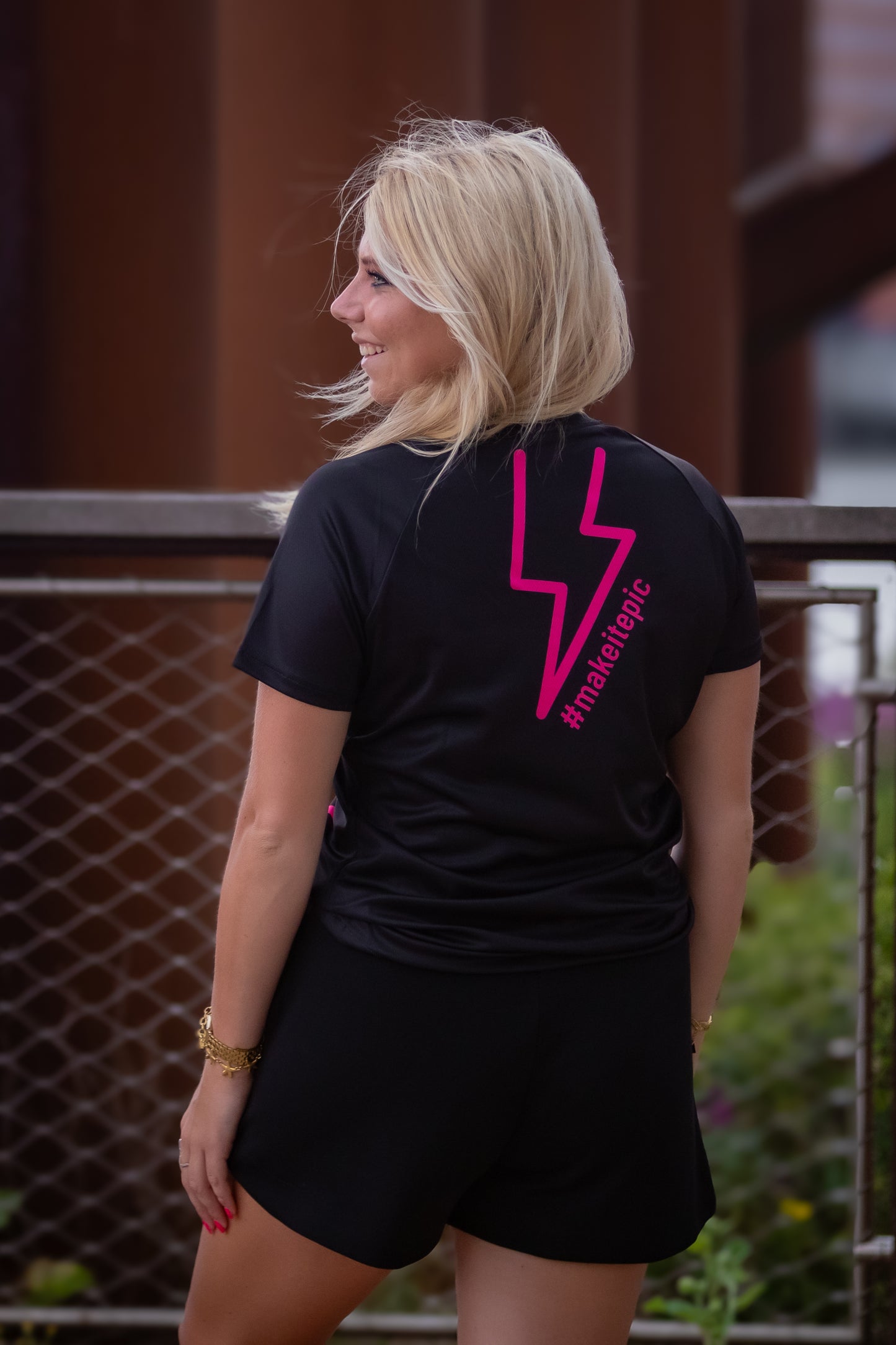 EPIC Shirt woman black pink