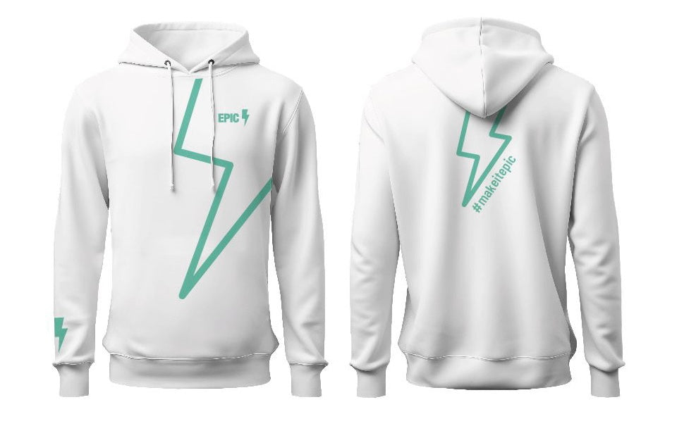 Epic hoodie bolt mint