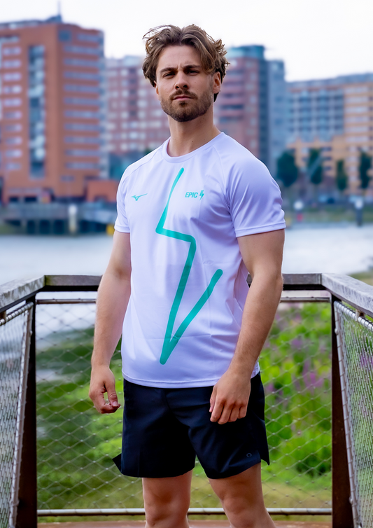 EPIC shirt men white green